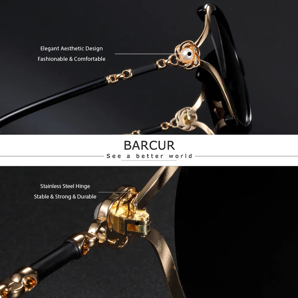 BARCUR Sunglasses Butterfly Design