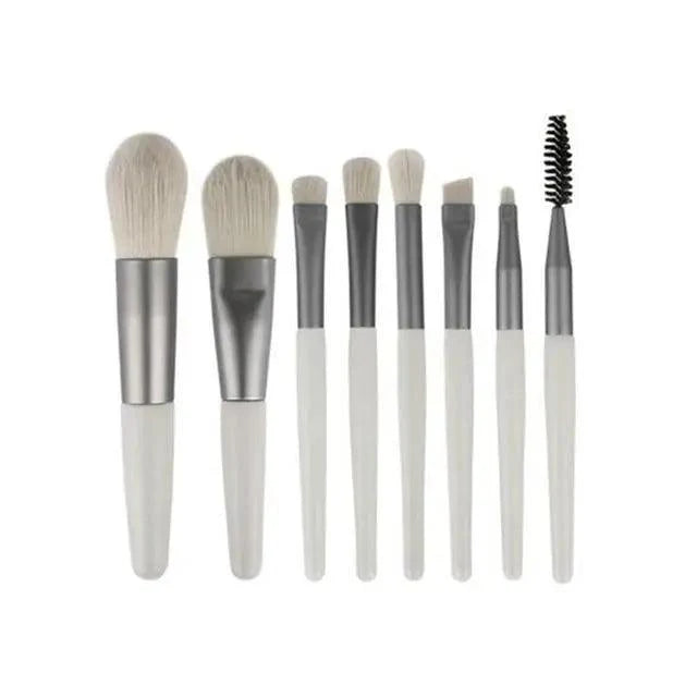 8-Piece Mini Travel Makeup Brush Set