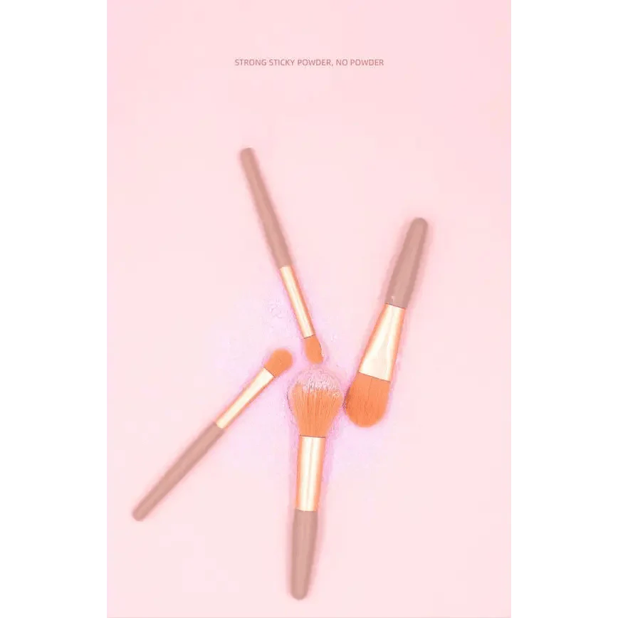 8-Piece Mini Travel Makeup Brush Set