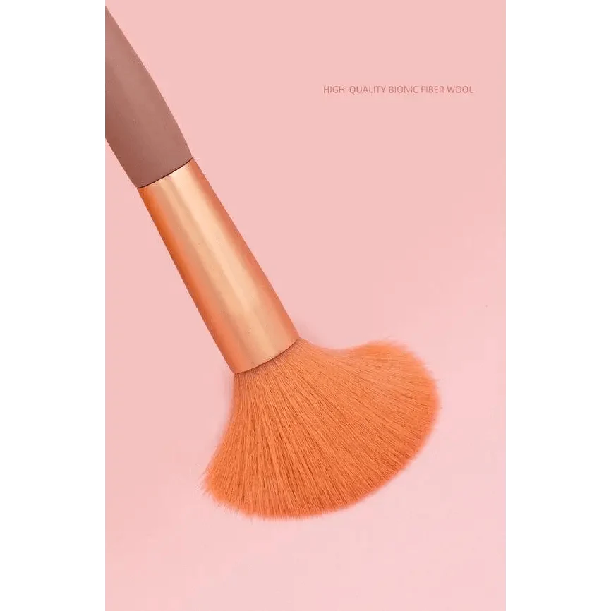 8-Piece Mini Travel Makeup Brush Set